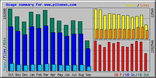 Usage summary for www.pitnews.com
